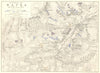 BATTLE OF WAVRE. 18th and 19th June 1815. Belgium. Napoleonic Wars 1848 map