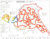 YORKSHIRE East Riding. Parishes. Register start date. Ecclesiastical  1984 map