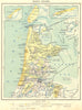 NETHERLANDS. Noord- Holland 1922 old antique vintage map plan chart