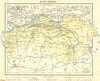 NETHERLANDS. Noord- Brabant 1922 old antique vintage map plan chart