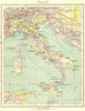 ITALY. Italië 1922 old antique vintage map plan chart