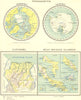 WORLD.Poolkaarten;Suriname;W Indische;Bonaire;Curacao;Aruba;St Martin 1922 map