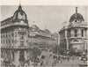 LONDON. Press & stage guard western entry to Aldwych Crescent 1926 old print