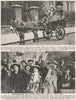 LONDON. Costermongers high spirits rough and ready as their trade 1926 print