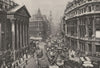 LONDON. Mansion House. Official House of Lord Mayor town 1926 old print