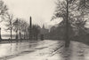 LONDON. Sunset of a Showery day Embankment between Temple & Charing Cross 1926