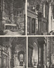 LONDON. Peeps and Glimpses among the massive pillars of St. Paul's 1926 print