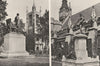 LONDON. Lincoln's Memorial in broad sanctuary; Cromwell Westminster hall 1926