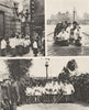 LONDON. Choristers of St. Clement Danes take to Thames beat Parish bounds 1926