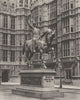 LONDON. Richard the Lion-heart on Horseback at Westminster 1926 old print