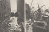 LONDON. Old Puddle dock & fruit wharves 1926 vintage print picture
