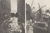 LONDON. Old Puddle dock & fruit wharves 1926 vintage print picture