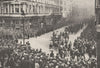 LONDON. Queen Victoria Street. New Lord Mayor parade 1926 old vintage print