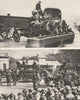 LONDON. Horses. Drinking fountain & a cart horse parade 1926 old vintage print