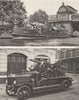 HUNGERFORD BRIDGE. Fire brigade. steam-driven firefloat motor engine 1926