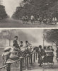 ROTTEN ROW. Hyde Park where the Deer were once hunted. Horse riders. Pram 1926