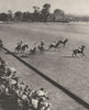 LONDON. Polo in London. Play along the Boards at Ranelagh 1926 old print