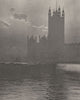 LONDON. Palace of Wesminster Houses of Parliament 1926 old vintage print