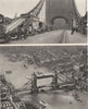TOWER BRIDGE. Viewpoints of Pedestrian & Air Pilot 1926 old vintage print