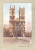 LONDON. Westminster Abbey 1926 old vintage print picture