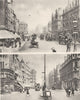LONDON. Oxford Street Duke Street crossing. 1880's & 1926 1926 old print