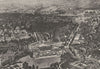 WESTMINSTER. Hyde Manor from a plane. Buckingham Palace St James's Park 1926
