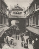 LEADENHALL MARKET. Gracechurch Street entrance. City poultry 1926 old print