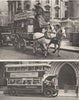 LONDON. Early & stages development of ubiquitous omnibus Bus Horses 1926 print
