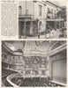LONDON. Scenes outside and inside The Drury Lane Theatre 1926 old print