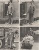 LONDON RAILWAYS. Train driver Fireman Carman Porter 1926 old vintage print