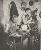 LONDON. One of the most Ancient crafts. Gold beating in a London workshop 1926
