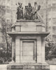 LONDON. The Burghers of Calais in the Victoria tower gardens 1926 old print
