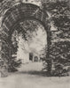LONDON. The beautiful grounds of Gunnersbury Park 1926 old vintage print