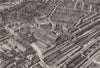 LONDON. Over Olympia and the headquarters of the Post Office savings bank 1926
