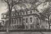 LONDON. Lancaster House through Green Park Railings 1926 old vintage print