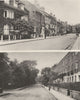 LONDON. Mulberry walk, off the King's Rd, Chelsea & Edwardes Sq 1926 old print