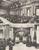 LONDON. Underwriters and Brokers rooms at Lloyd's. Insurance 1926 old print