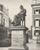 LONDON. In Cheyne Walk Gardens Thomas Carlyle Eternally Ponders philosophy 1926