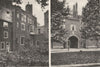 LONDON. Views behind old Buildings Court Gateway Lincoln's Inn 1926 print