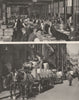 LONDON NEWSPAPERS. Carmelite House. Evening edition.Hoisting paper 1926 print