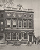 LONDON. School in Leicester Square on the site of Hogarth's House 1926 print