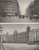 LONDON. Northumberland Avenue and Northumberland House Palace 1926 old print