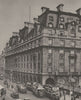 LONDON. The Ritz Hotel. Old buses 1926 vintage print picture