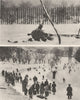 HAMPSTEAD. Snow scenes. Skiing Tobogganing  1926 old vintage print picture