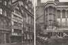 CROSBY HALL. Sham-antique front Bishopsgate. Now in Chelsea 1926 old print