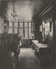 LONDON. First floor grill room of the Cock overlooking Fleet Street 1926 print