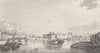 PARIS. Pont Neuf, from Pont des Arts 1831 old antique vintage print picture