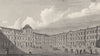 PARIS. Court of the Louvre 1831 old antique vintage print picture