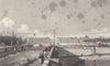 PARIS. Place de Louis XV, taken from the Bridge 1831 old antique print picture