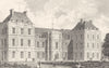 PARIS. Palace of the Luxembourg 1831 old antique vintage print picture
